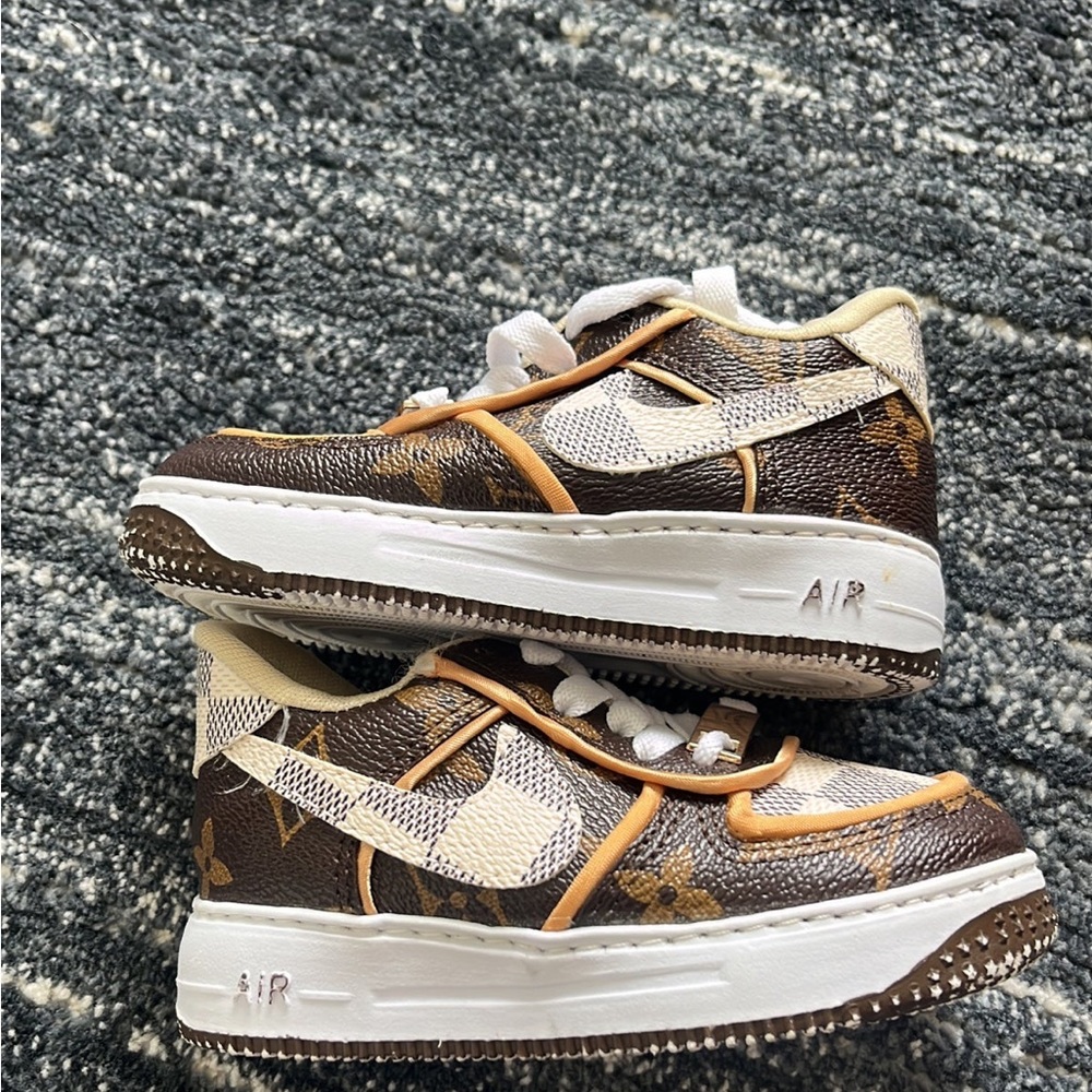 Toddler boy custom Nikes